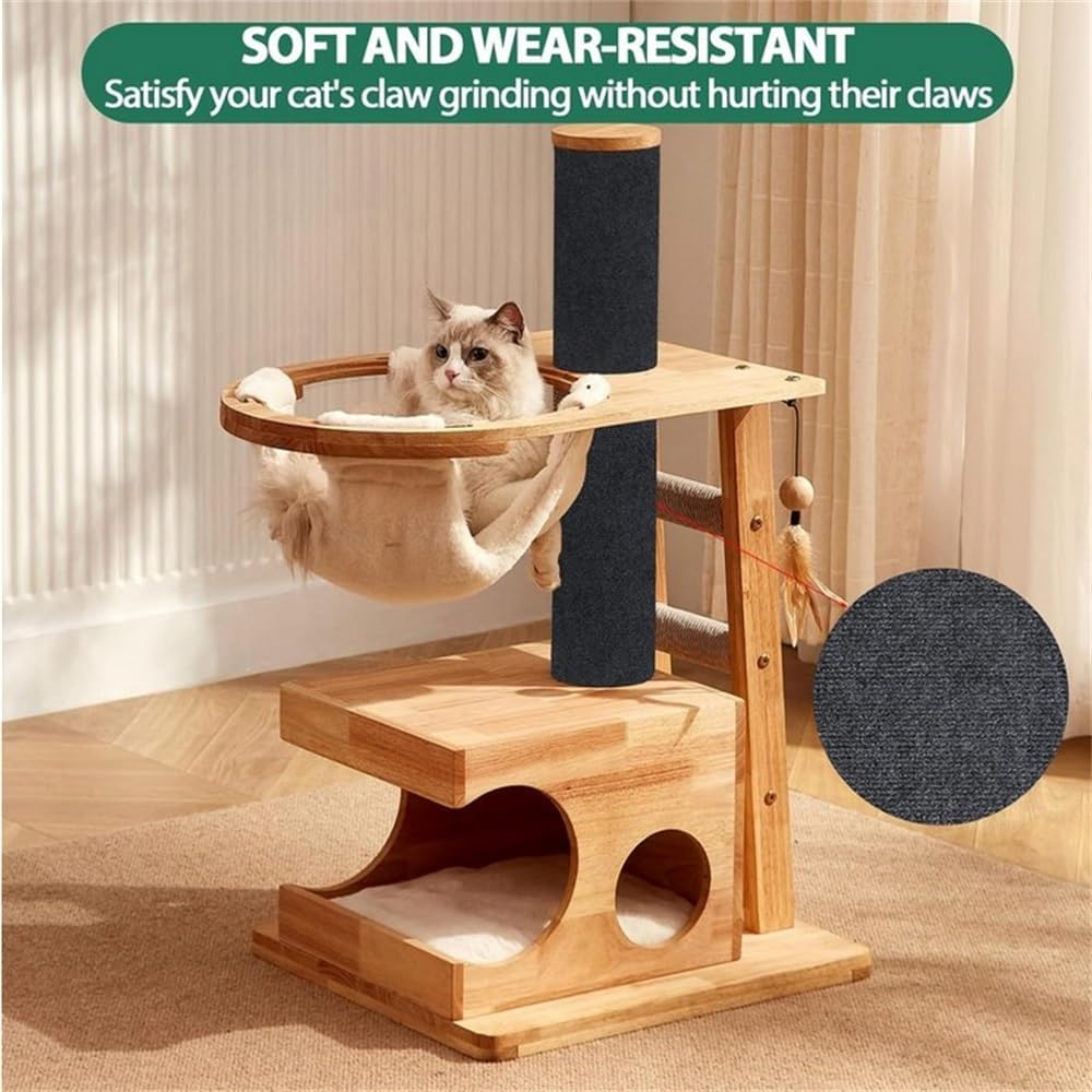 Self-Adhesive Cat Scratching Mat, 40 Cm X 200 Cm, Cat Scratching Board, Cat Furniture Scratching Mat, Sisal Mat, Suitable for Walls, Sofas, Floors, Etc.