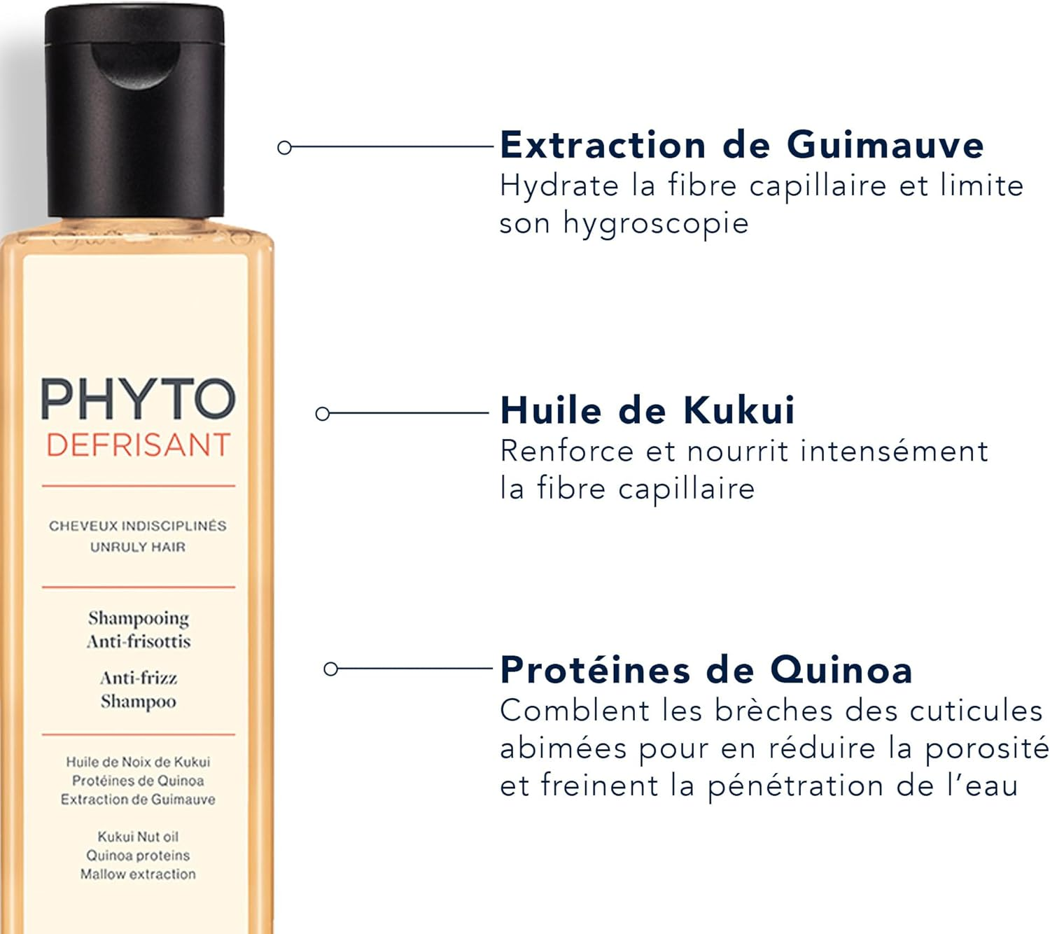 Phytodefrisant Anti-Frizz Shampoo - for Unruly Hair 250Ml