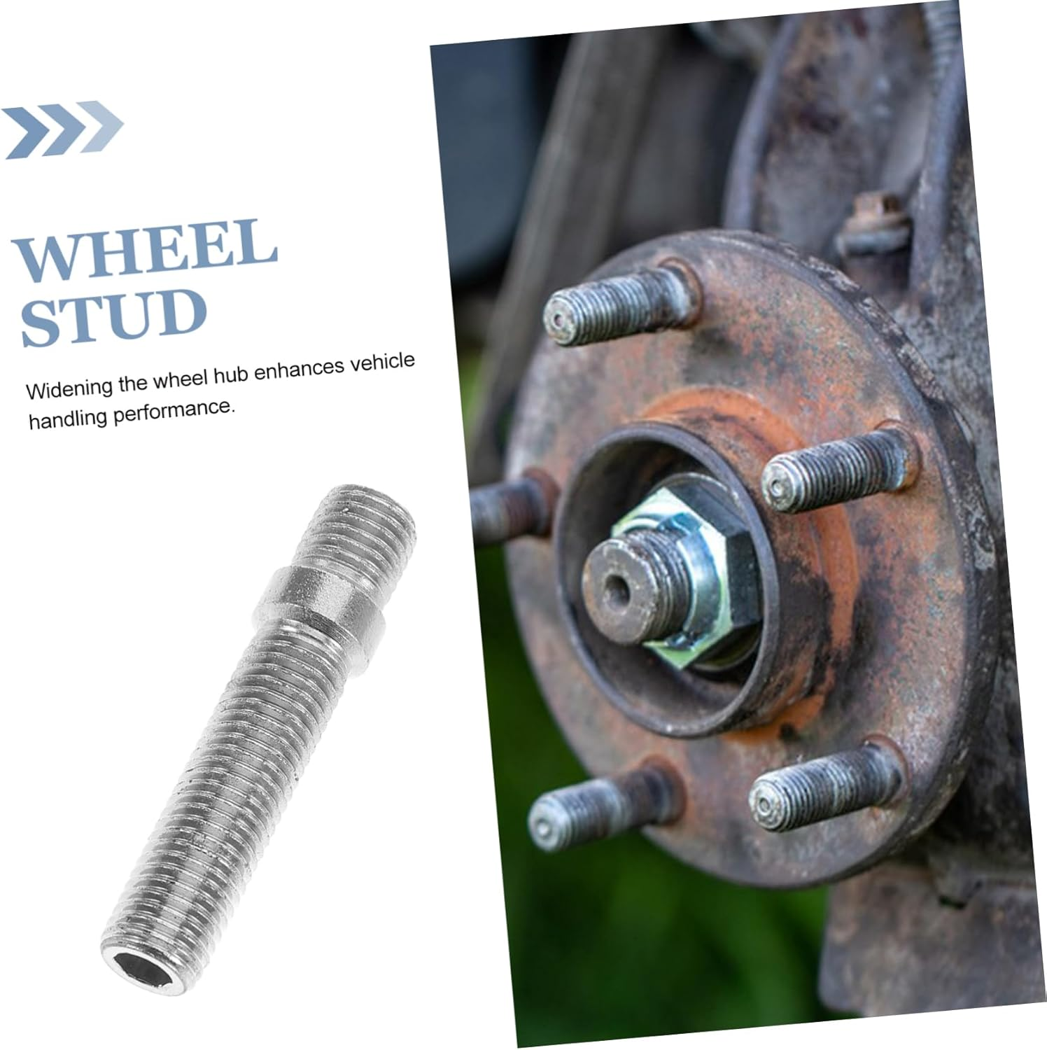 Metal Wheel Hub Replacement Kit for Automotive Wheel Compatibility Easy Installation Enhanced Vehicle Stability Safety Unique Design for Car Enthusiasts image number 4