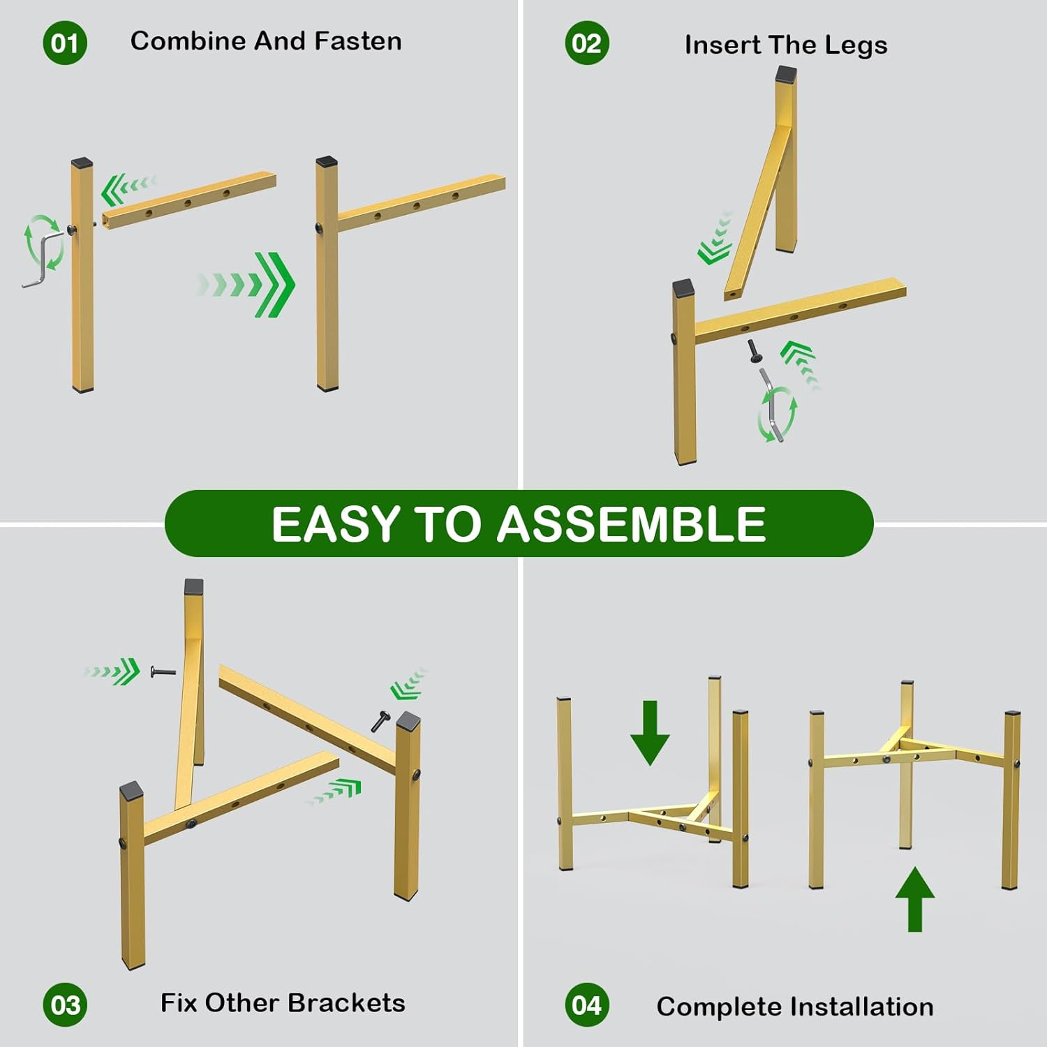 Flower Stand Decoration Flower Pot Shelf Iron Pot Stand Planter Holder for Flower Pot Home Garden Corner Porch Wedding Garden Home Decoration (Pot and Plant Not in The image number 4