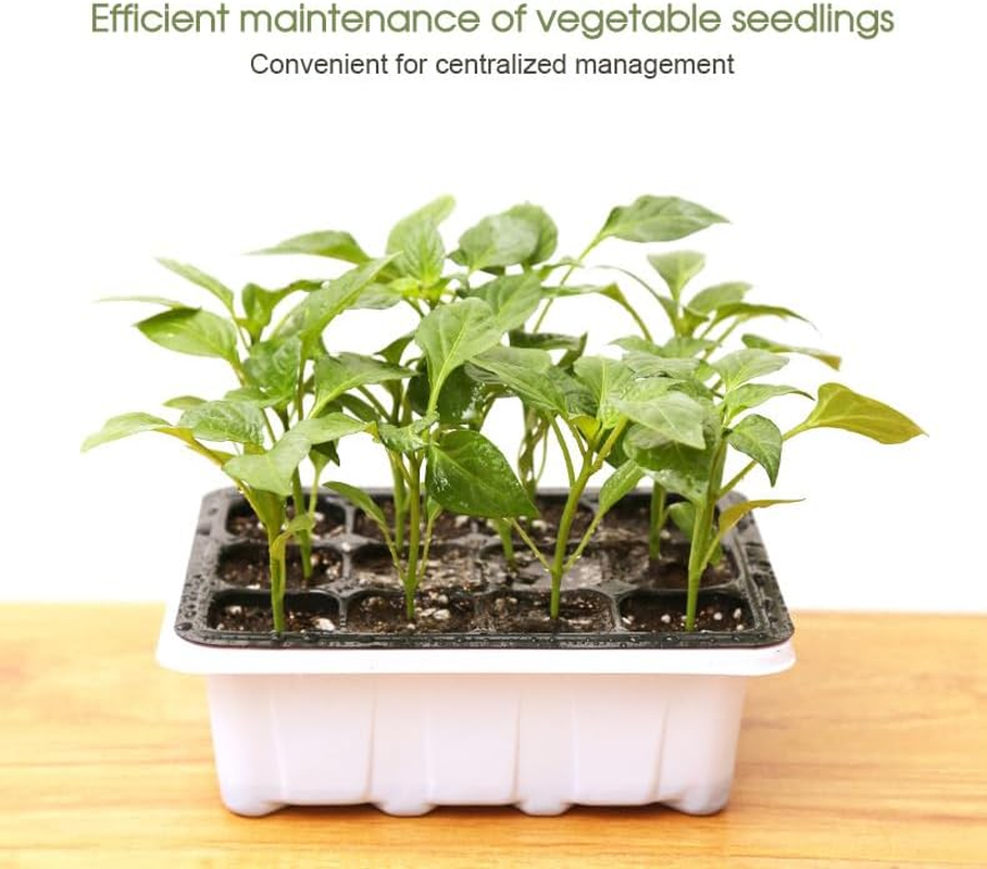 Tootoo 10 Set 12 Hole Plant Seed Grow Box Propagation Nursery Seedling Starter Tray