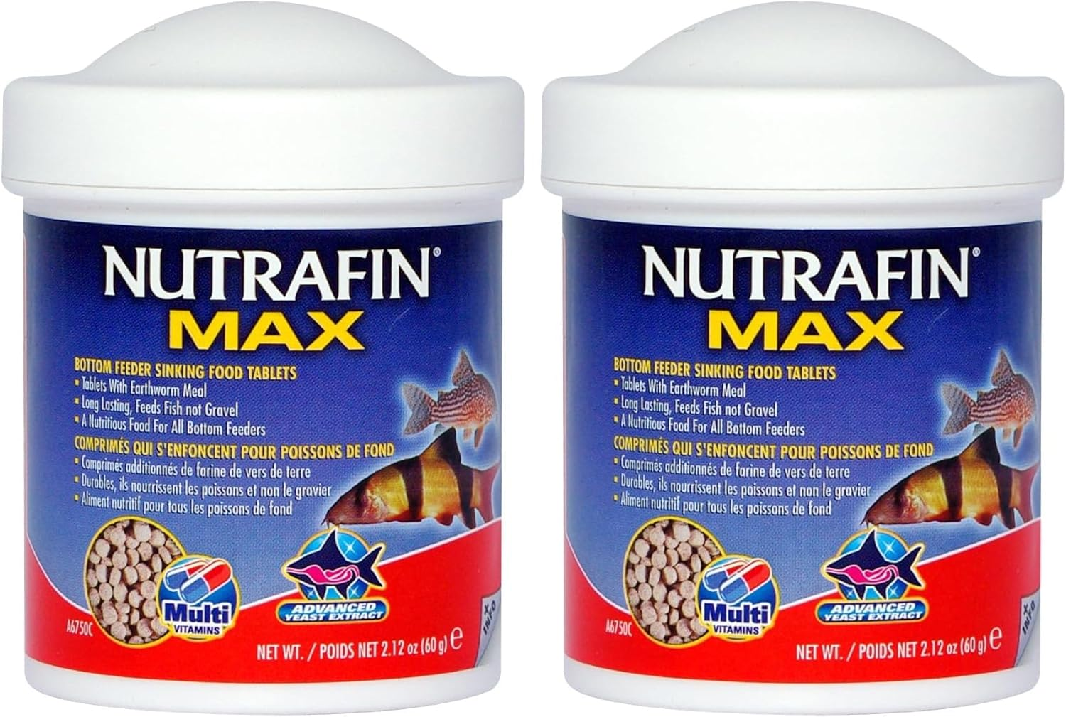Nutrafin Bottom Feeder Sinking Tablets, - 120 G (Pack Of 2)