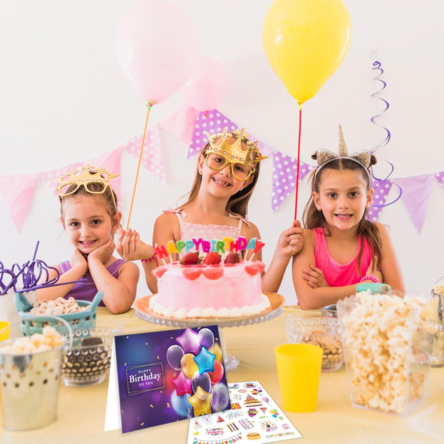 50 PCS Unique Happy Birthday Cards -With Envelopes and Stickers- Included Sturdy Storage Box,Congratulation Card Best Birthday for Husband Wife Mother Father Children Boys Girls image number 3