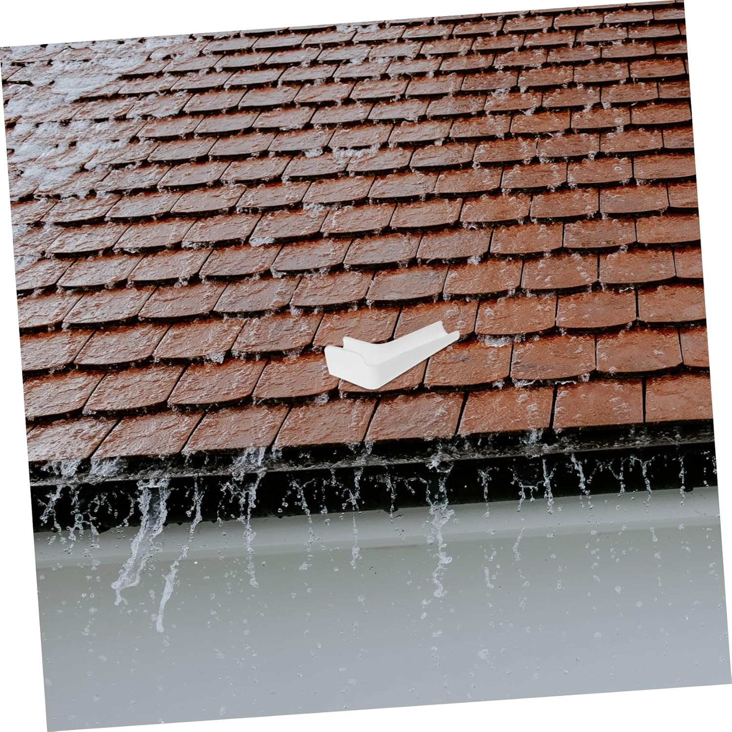 Gatuida 4Pcs Rv Gutter Spouts Roof Gutter Rainwater Rv Rain Spouts Accessory Left Right - White image number 4