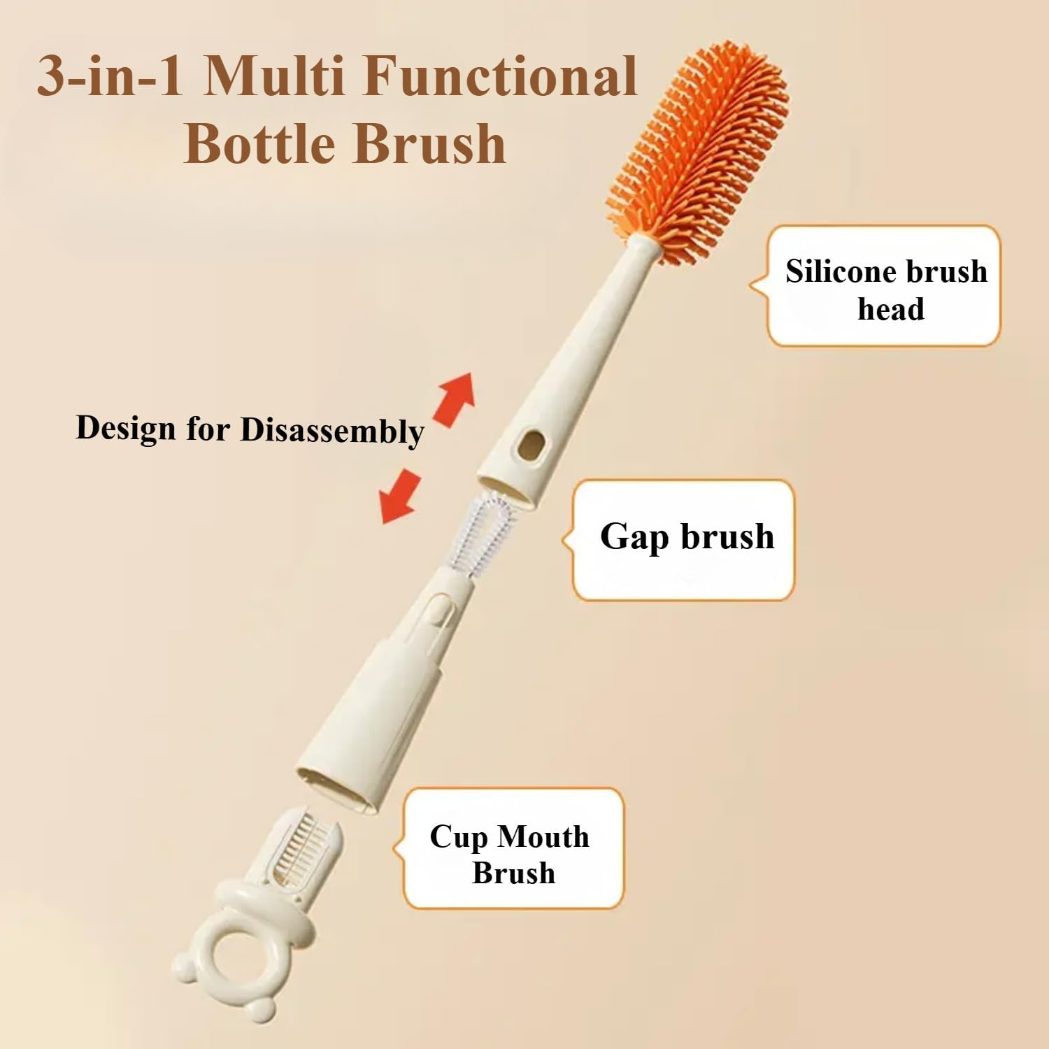 AMEIJIE Portable Milk Warmer for Travel, 500ML Cordless Bottle Warmer with 2 Min Rapid Heating & USB-C Rechargeable & Precise Temp Control, for Outdoor, Car, Airplane Use image number 2