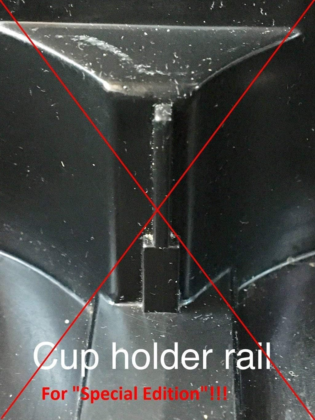 Trunknets Inc Center Console Cup Holder Insert Divider for Toyota Land Cruiser Fits 2000-2007 image number 3