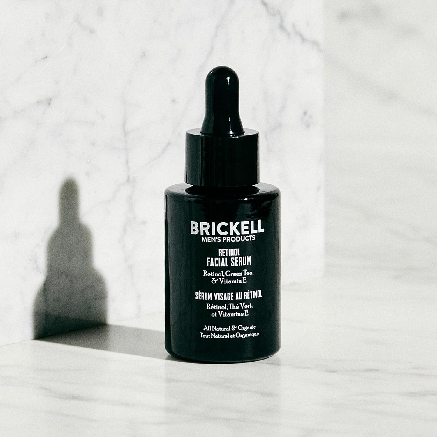 Brickell Men'S Retinol Skin Care Serum Treatment for Firming Face Lines & Eye Wrinkles, Deep Hydrating Facial Skincare Serum for Anti-Aging, Fragrance Free, 30Ml image number 4