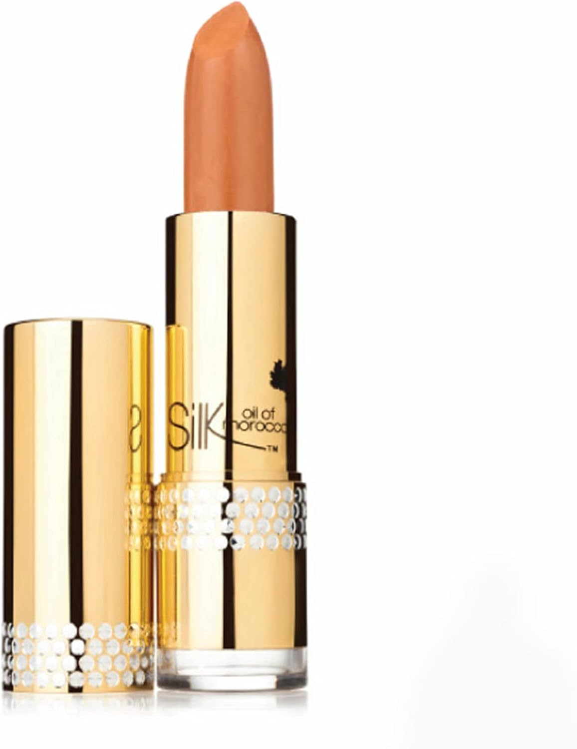 Silk Oil of Morocco Argan Vegan Lipstick, Watermelon - Butterscotch image number 6