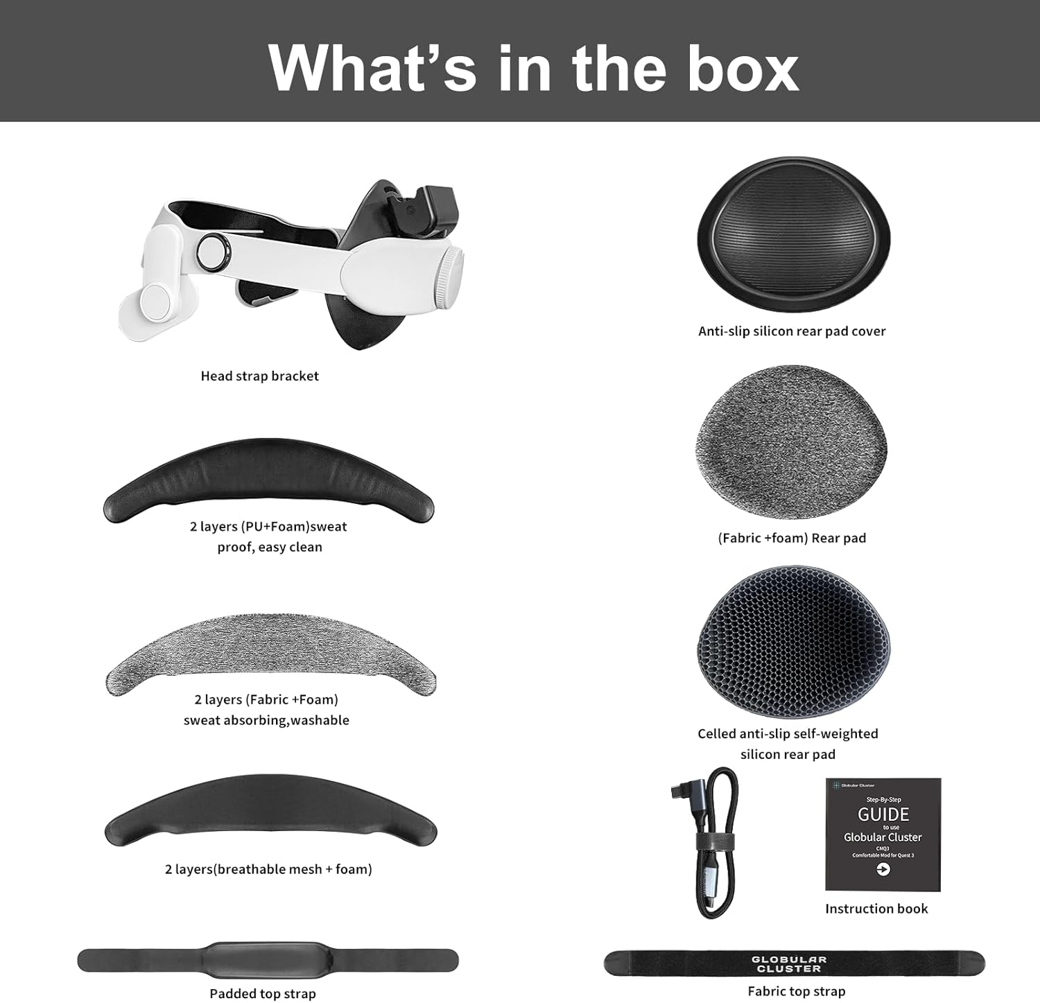 Globular Cluster CMQ3 Comfort Mod for Quest 3 - Comfort - Rest of Mind - One Stop Solution image number 5