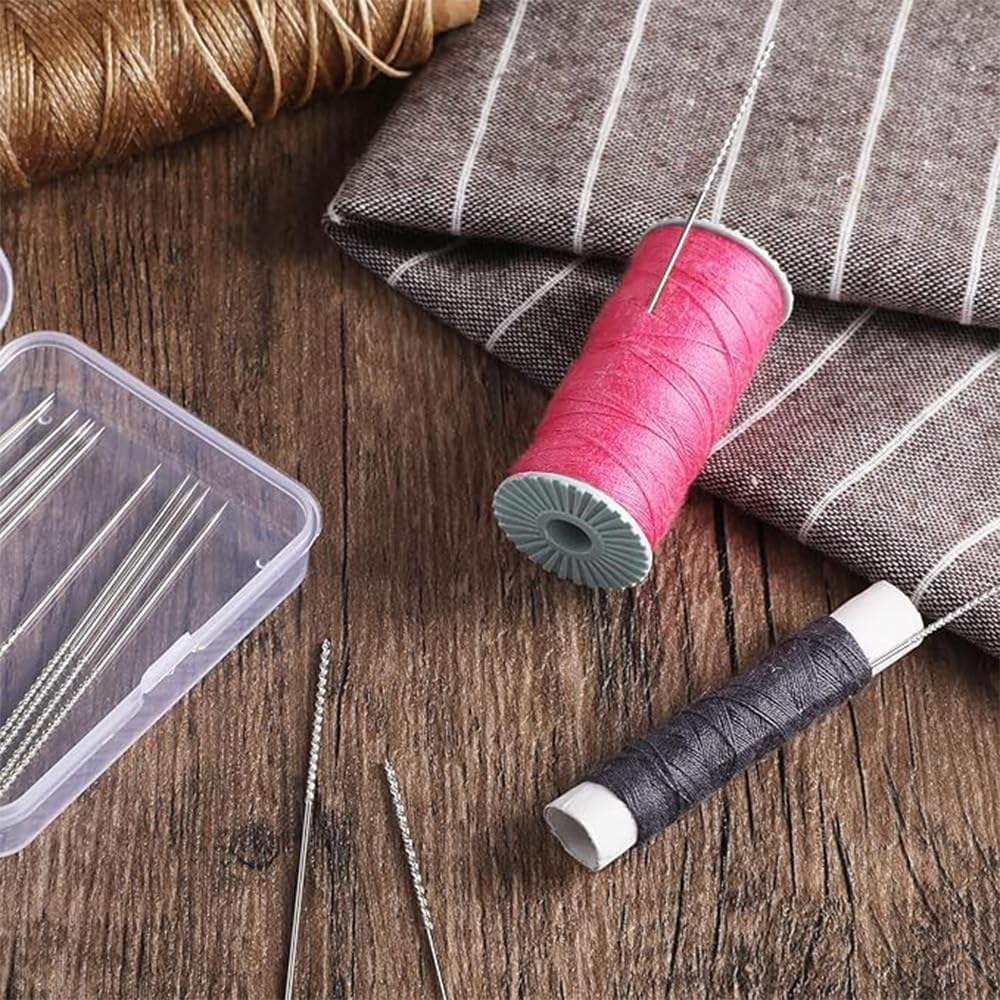 NYGHMY 15 Pcs Extra Fine Snag Repair Tool, Repair Sewing Tools, Silver, High Carbon Steel, 60 X 0.8Mm image number 6