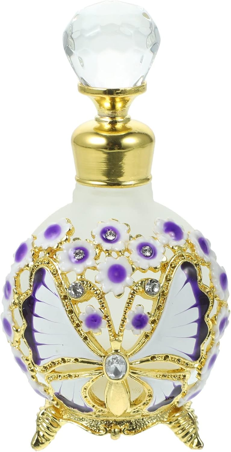 FOMIYES Dubai Essential Oil Bottle Arab Perfumes Perfume Arabe Decorative Fragrance Container Arabian Perfume Oil Bottle Perfume Bottles Empty Decorative Old Fashioned Antique Travel Glass image number 4