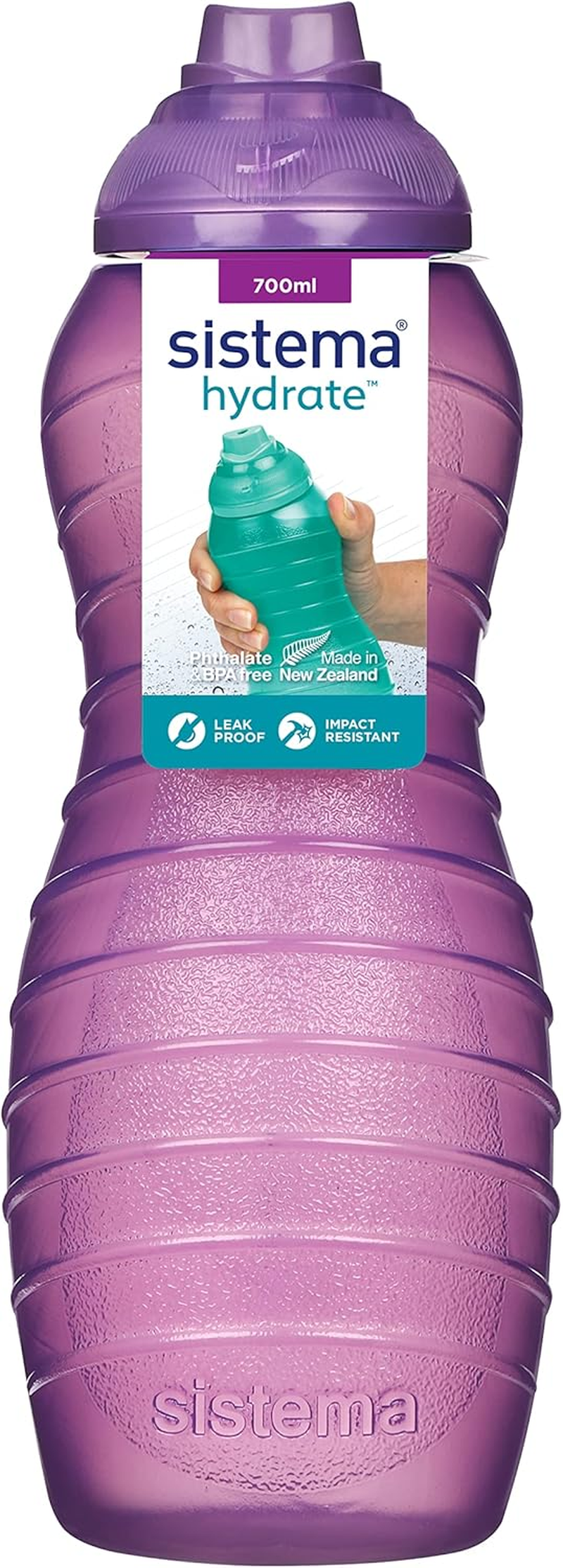 Sistema Twist 'N' Sip Collection Davina Bottle, 23.6 Ounces, Assorted Colors image number 6