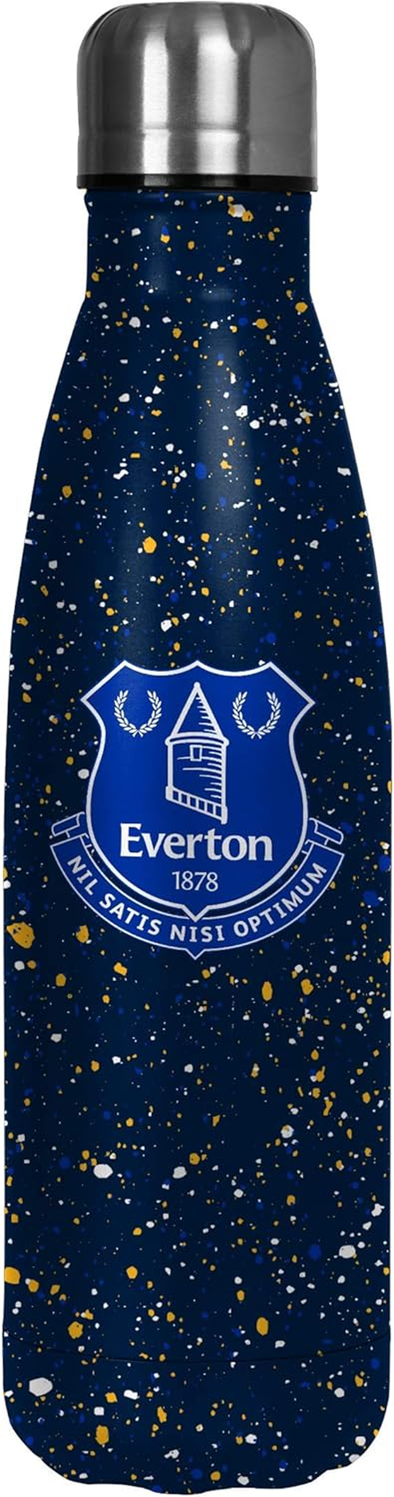 Forever Collectibles UK FOCO Premier League International Championship League Ligue 1 2 SPFL Irish Serie a Football Fan Thermal Paint Splatter Insulated 500Ml Bottle