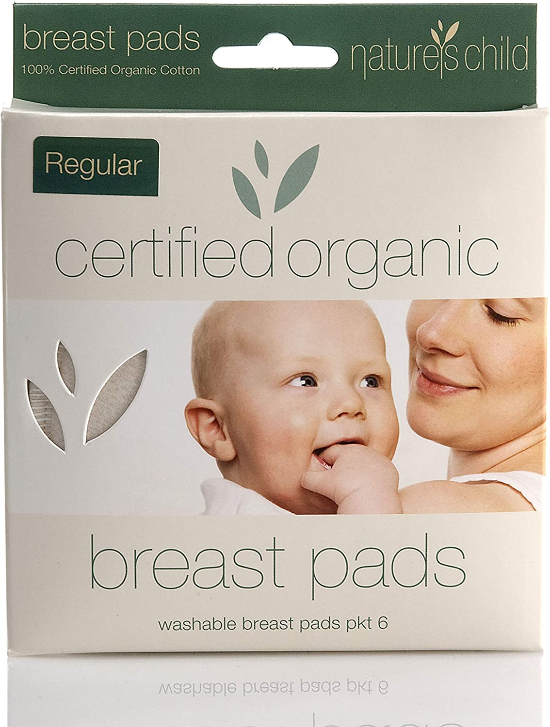 Nature'S Child Organic Reusable Regular Breast Pads X6 image number 1
