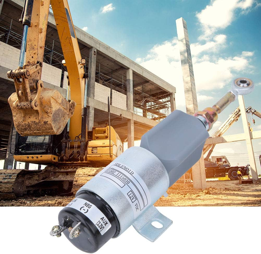 Fuel Shut off Solenoid Valve Premium Quality for YUCHAI Excavator Accessories image number 3