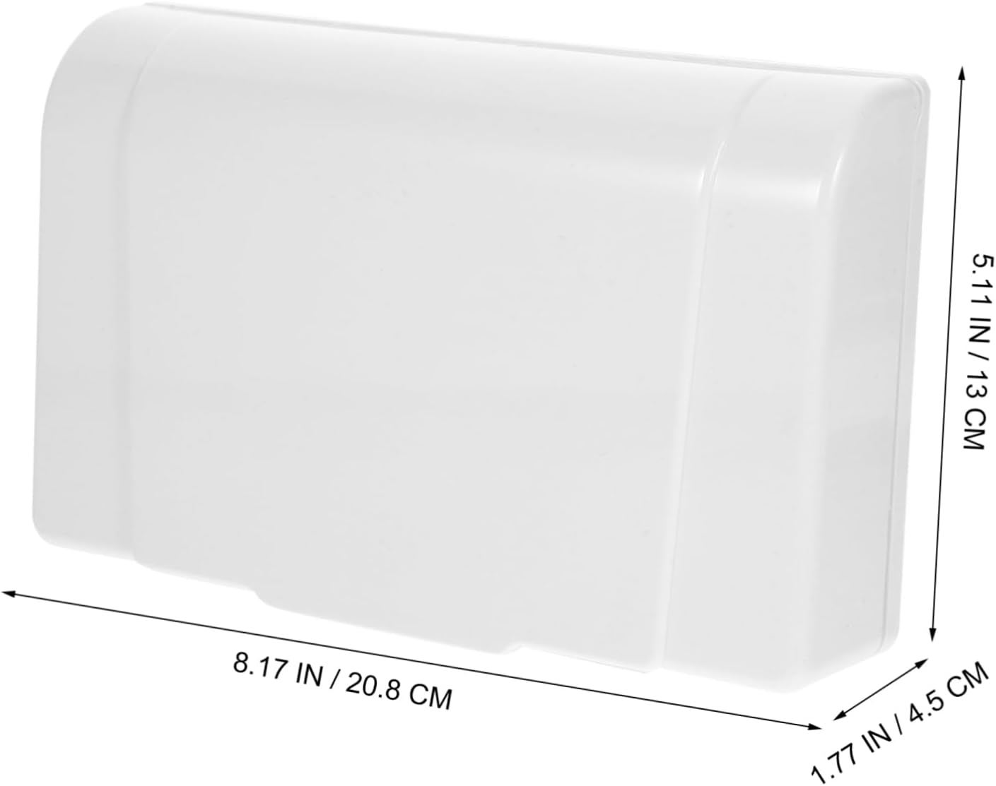BUGUUYO Waterproof Socket Box Outlet Covers Power Outlet Cover Weatherproof Outlet Cover Electrical Outlet Cover Outdoor Socket Covers Receptacle Cover White Plastic Switch Electrical Box image number 4