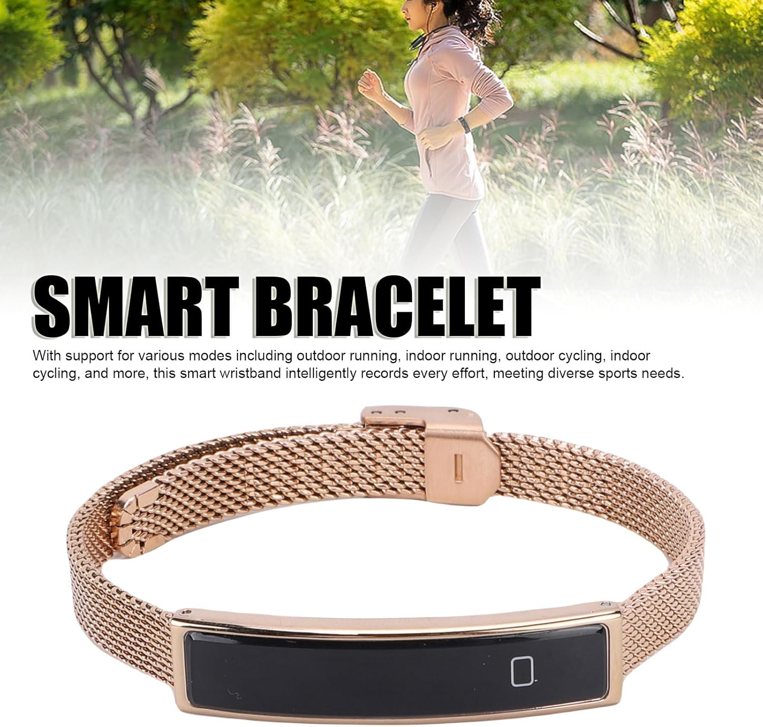 Dpofirs Smart Health Wristband, Smart Bracelet Wearable Activity & Fitness Tracker for Multi Sport Mode, Health Wristband for Women Ladies image number 2