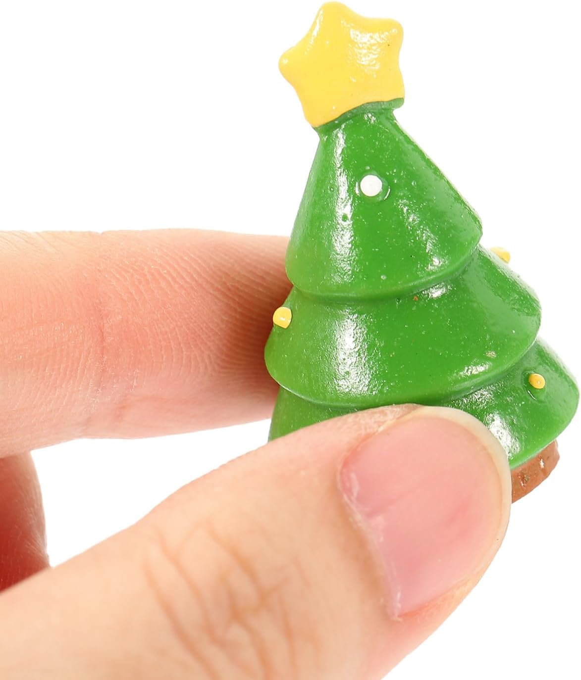 Mini Xmas Tree Santa Claus Snowman Ornament Set Christmas Decoration for Desktop Tabletop image number 5