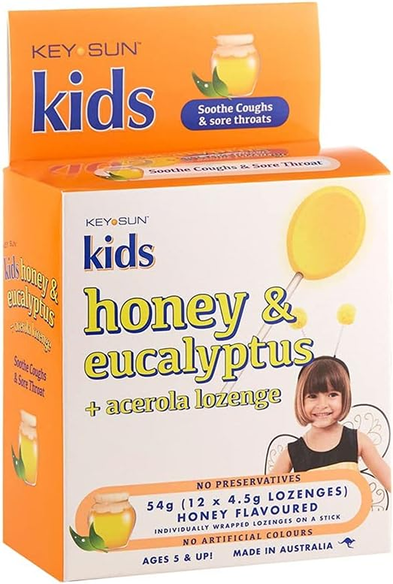 All Natural Kids Honey & Eucalyptus + Vitamin C, 54 Grams image number 1