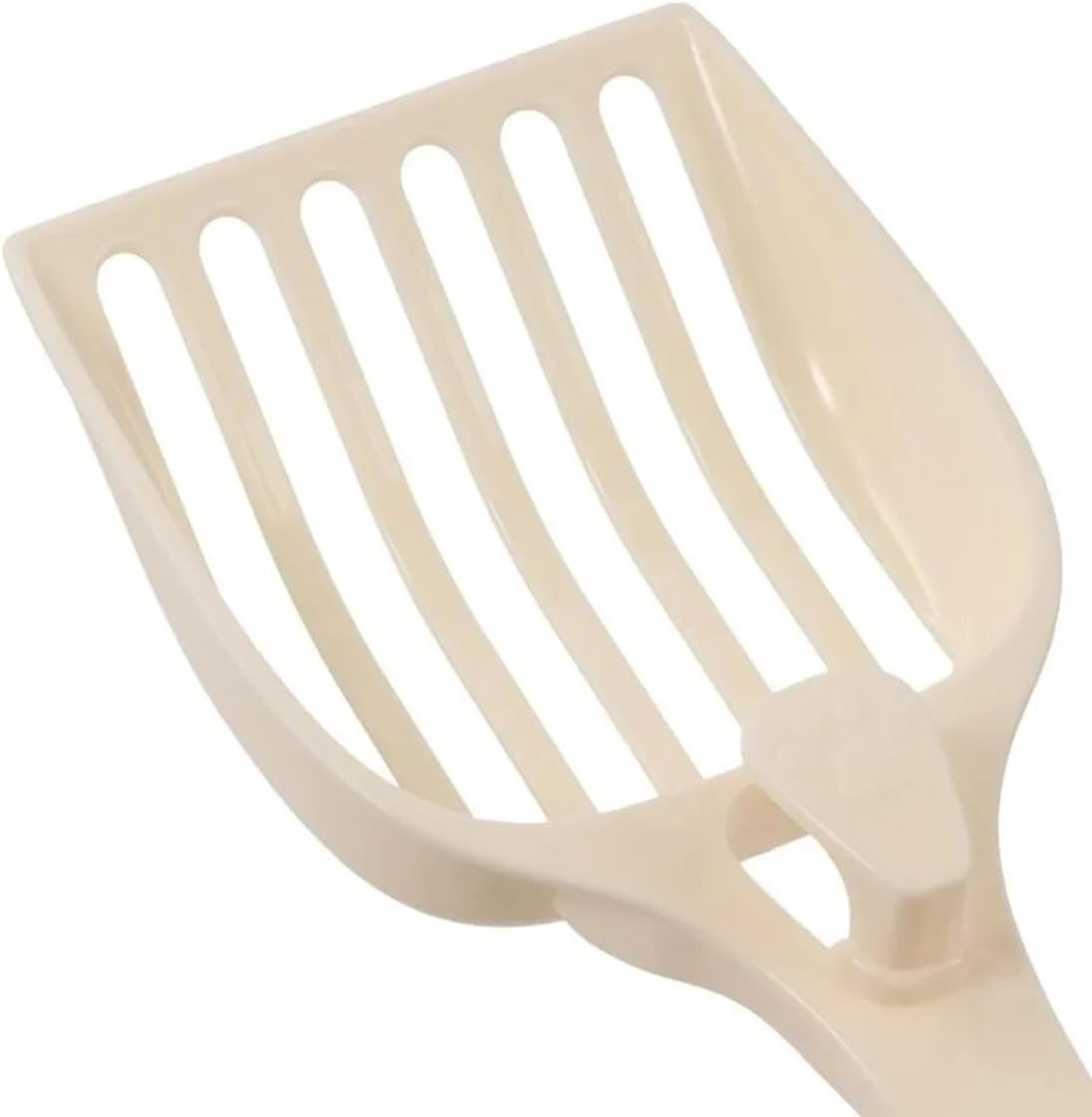 AIMALL 8 PCS Large Cat Litter Shovel with Long Handle for Tofu Cat Litter, 9.25 X 3.93 Inch Durable PP Plastic Cat Dung Shovel, Hollow Design for Fast Sand Leakage image number 5