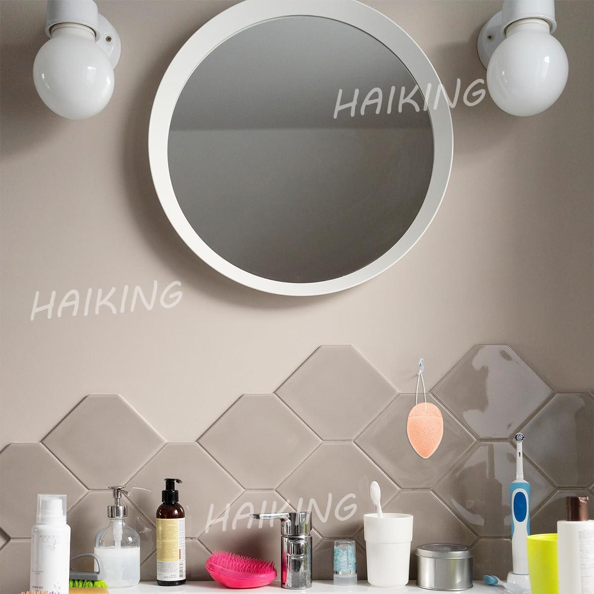 HAIKING Konjac Bathing Sponges, 6 PCS Facial Sponge Remover for Deep Pore, Blackheads, Dead Skin, Daily Face Cleansing (Individually Packaged) image number 5