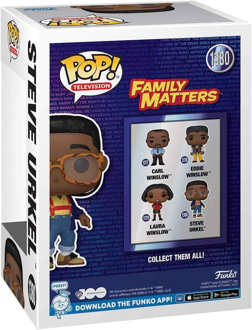 Funko Family Matters Steve Urkel with Chase Pop Vinyl Figure image number 6
