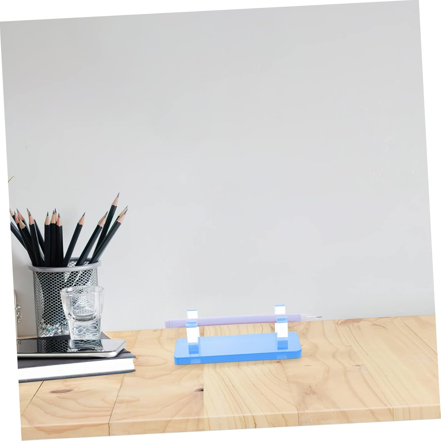 Tofficu 3Pcs Acrylic Pen Storage Stand Holder Pen Display Rack Organizer for Home Office School Dark image number 6