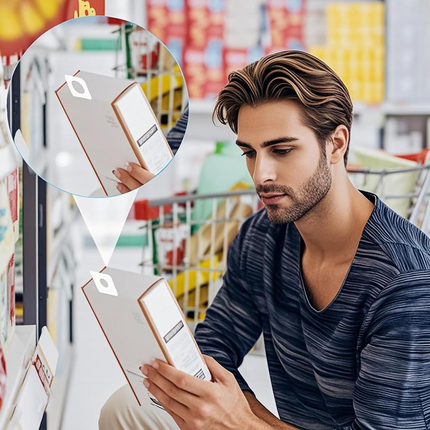 100 PCS round Hole Clear Sticky Hanging Tabs 4 X 2.5Cm Self Adhesive Hanging Tabs Clear Hang Tab Sticky Tab Labels Stickers Key Tags Store Retail Sale Items Plastic Display