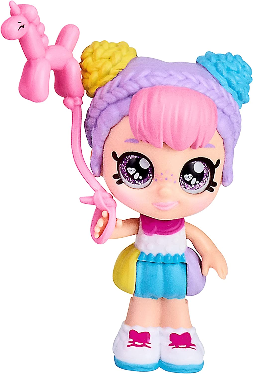 Kindi Kids Minis Collectable Ferris Wheel and Posable Bobble Head Figurine 2Pc image number 1