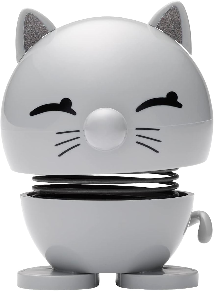 Hoptimist Bumble Bee, Yellow, Home Decor Ornament - Danish Design, Plastic W/Metal Spring, Small - Creates Cheerful Movement image number 2