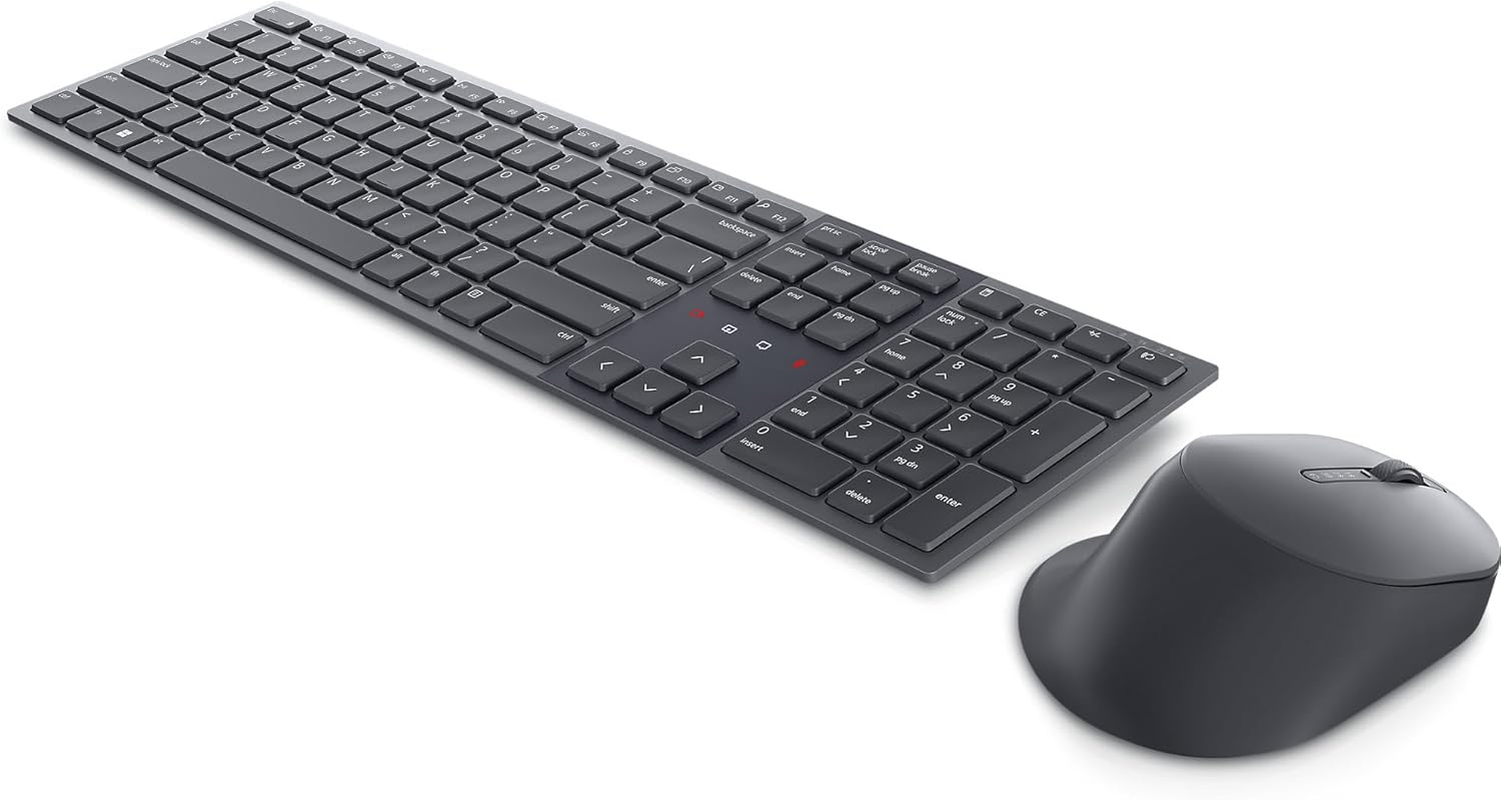 Dell KM900 Premier Collaboration Keyboard and Mouse - Graphite, Bluetooth 5.1, 2.4Ghz image number 5