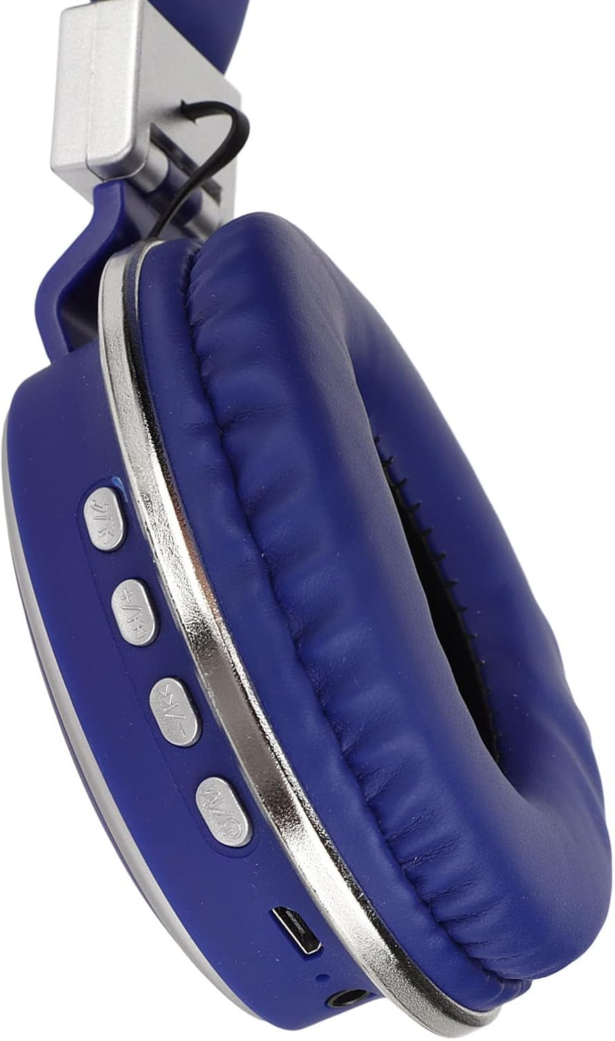 Annadue Bluetooth over Ear Headphones Stereo Sound Wireless Gaming Headset with Microphone for Mobile Phone PC Laptop Notebook (Blue) image number 1