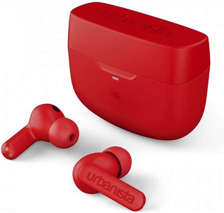 Urbanista Atlanta Wireless Earbud, Scarlet Red image number 4