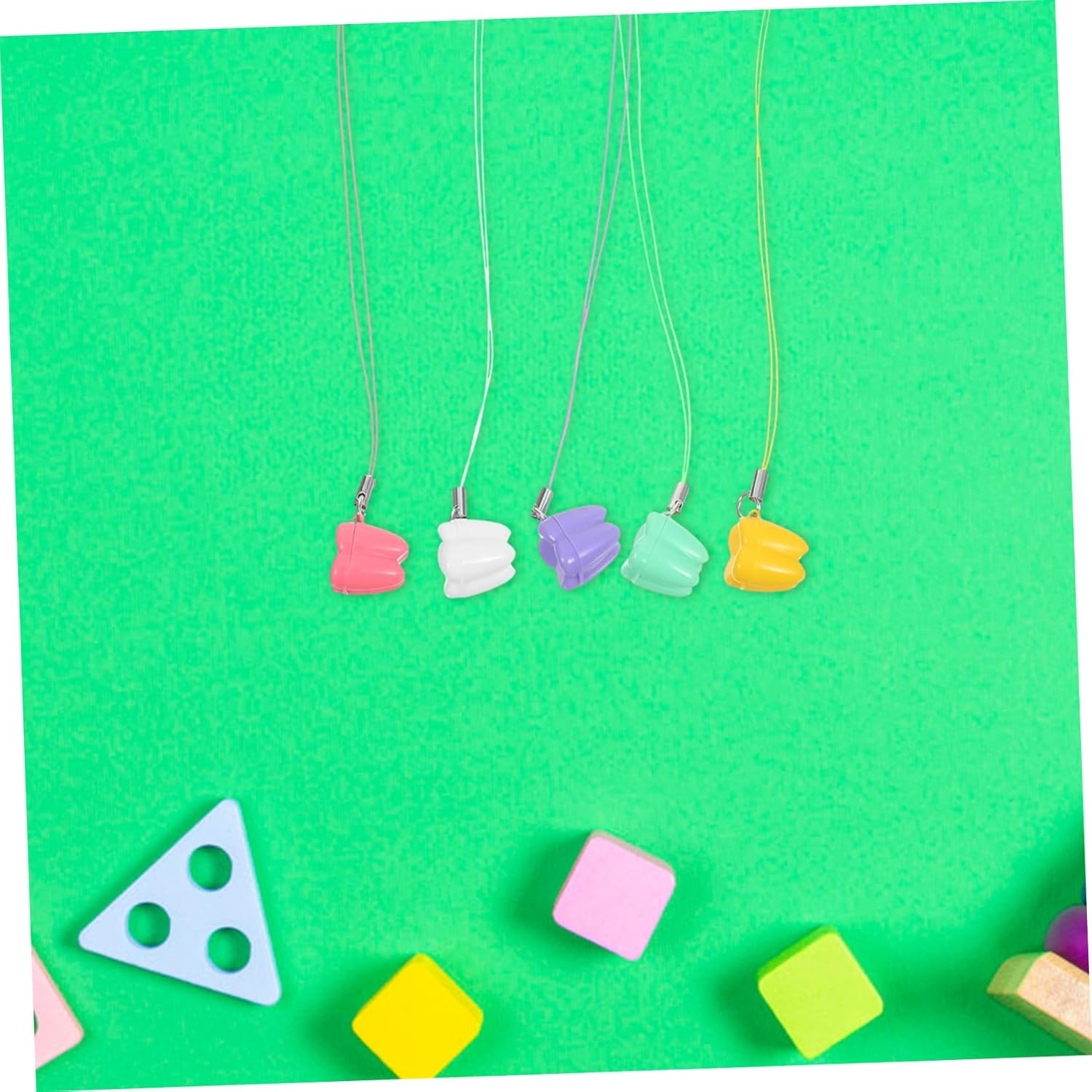 50Pcs Tooth Holders with Secure Lock Plastic Tooth Storage Boxes for Multi-Color for School Parties and Goodie Bag Fillers image number 6