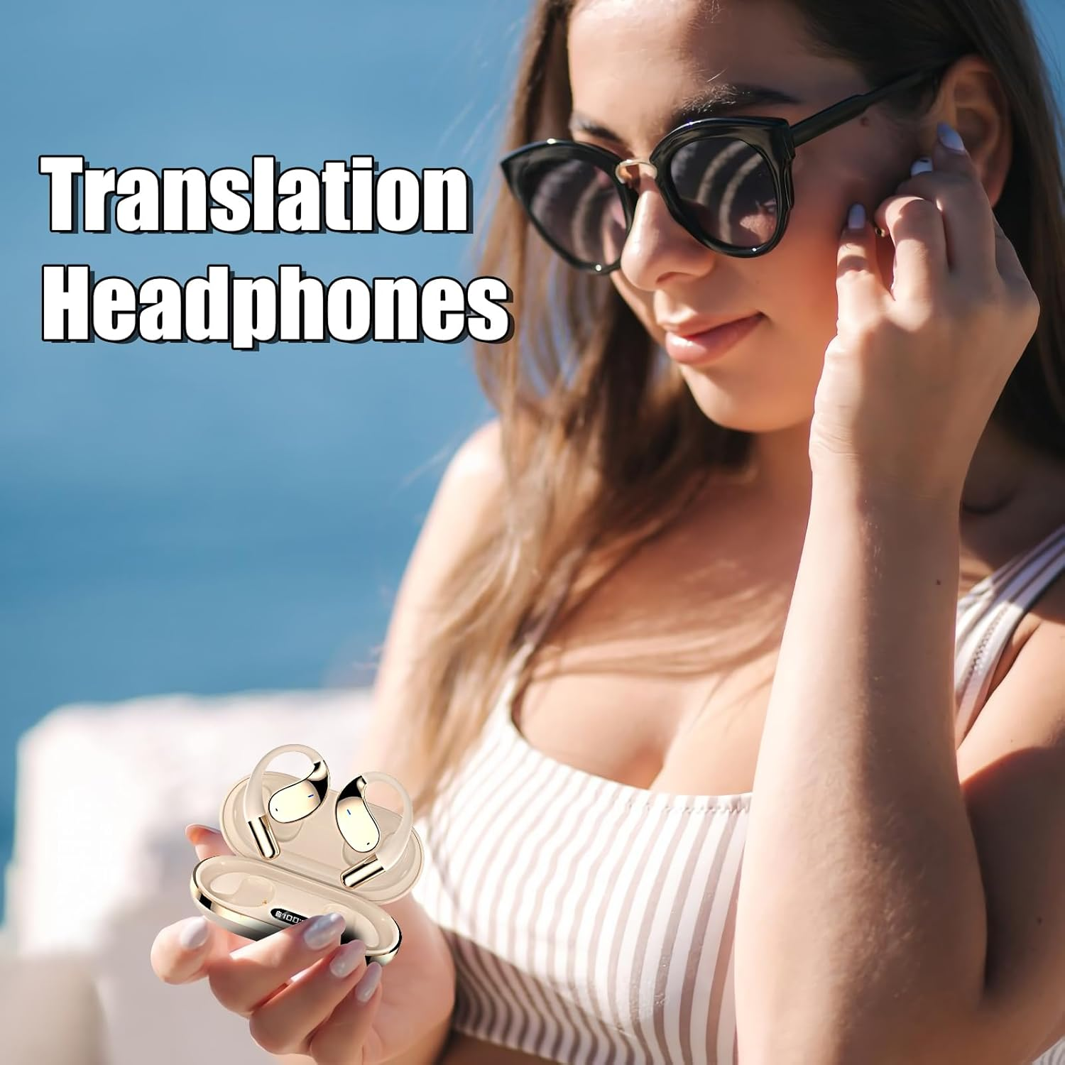Real Time Translation Earbud, Translation Device for High-Precision Business and Outdoor Activities image number 6
