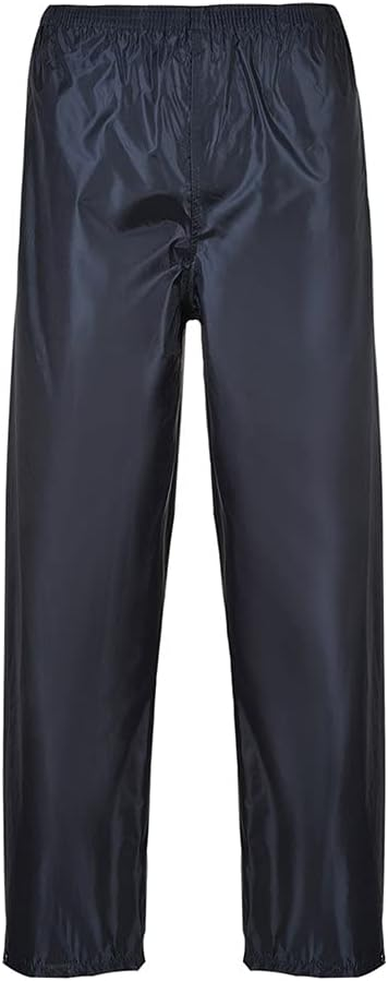 Portwest S441 Men'S Waterproof Rain Trousers - Lightweight Adjustable Safety Overpants Class 3 Navy, X-Small image number 1