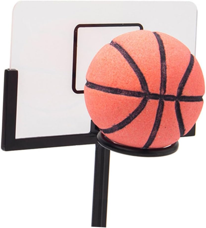 COOLHIYA 3Pcs Essential Oil Bubble Bathing Balls Basketball Shape Bath Salt Balls for Boys and Girls image number 2