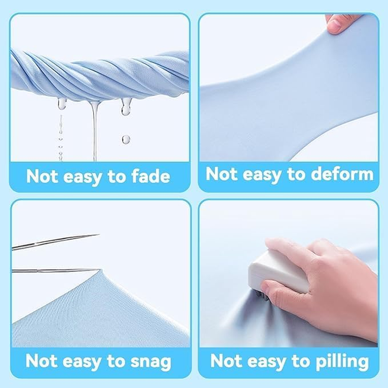 Breathable Cooling Face Cover Sunglasses 3 Set, Ice Silk Protection Earloop Neck Gaiter Scarf with Adjustable Straps, Multi-Functional Headwear Neck Cover for Men Women Summer Outdoor Sports image number 5