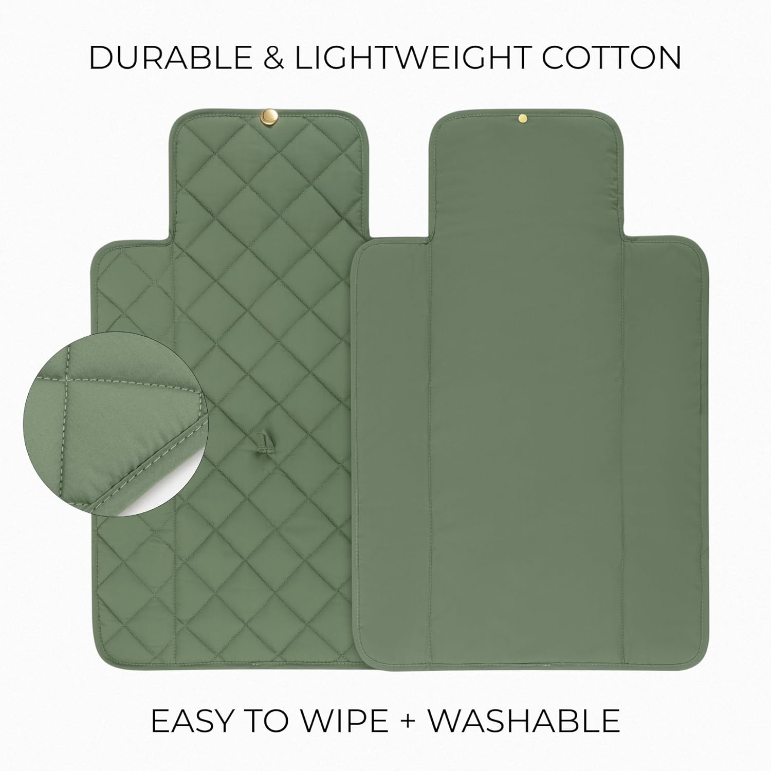 Portable Diaper Changing Pad - Soft and Easy to Clean Diaper Changing Mat for Babies - the Perfect Lightweight and Foldable Pad for Traveling image number 5