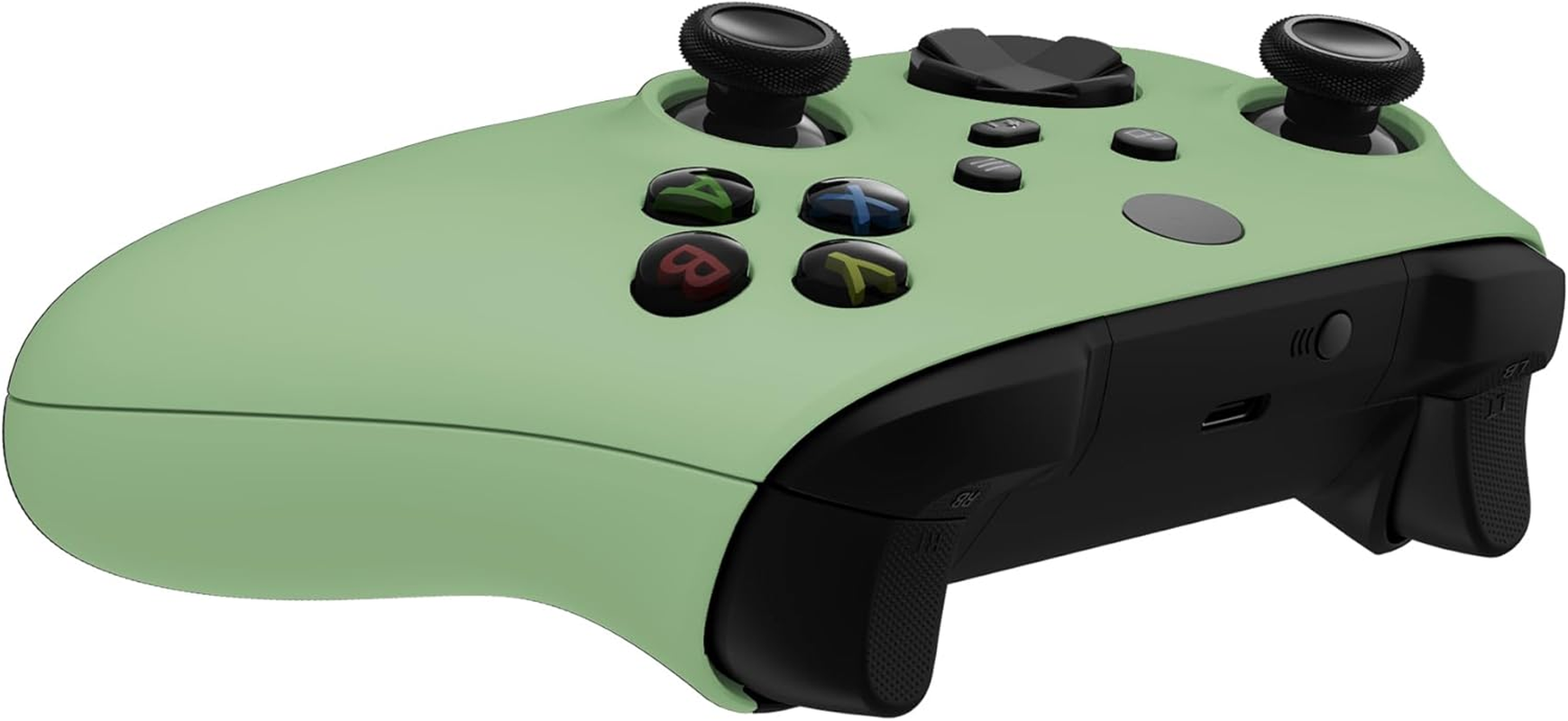 Extremerate Side Rails Grips Shell for Xbox Series X & S Controller, Matcha Green Custom Accessories Back Panels Cover Faceplate for Xbox Core Wireless Controller [Controller NOT Included] - Cherry Blossoms Pink image number 7