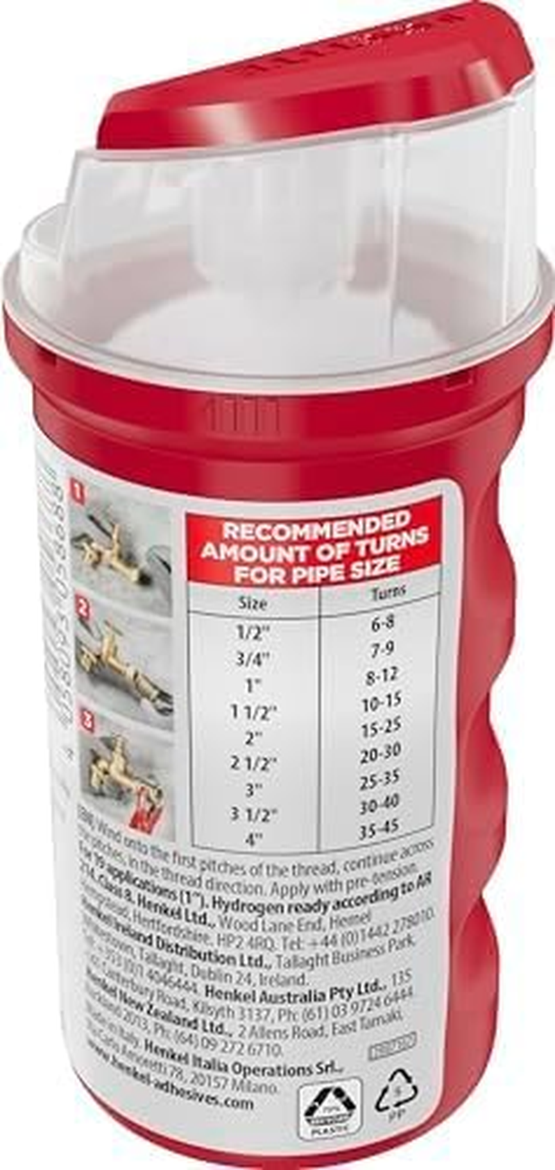LOCTITE 55 Pipe Thread Sealant, Non Curing Plumbers Cord for Pipes and Fittings, Reliable Fast Action Pipe Sealant for Metal and Plastic, 160M image number 4