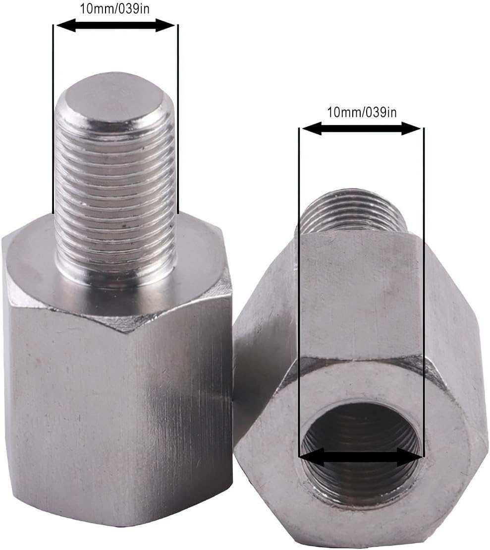 Extenders for Training Wheels | Universal Stabiliser Extension Bolts,Portable Stainless Steel Extension Bolts for Kids Bike, Mountain Bike, Baby Pet Sundries Trailer Zorq image number 6