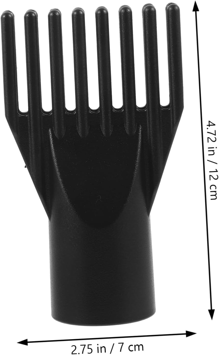 DONFAMDS Heat Resistant Abs Hair Dryer Nozzle Attachment for Pets Reusable Blow Dryer Comb Airflow to Smooth and Hair image number 5