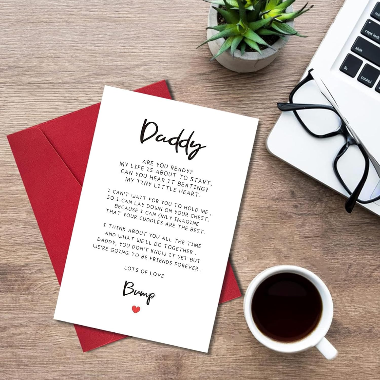 Humorous Father'S Day Greeting Card with Lots of Love for Dad Design (SN-319) image number 4