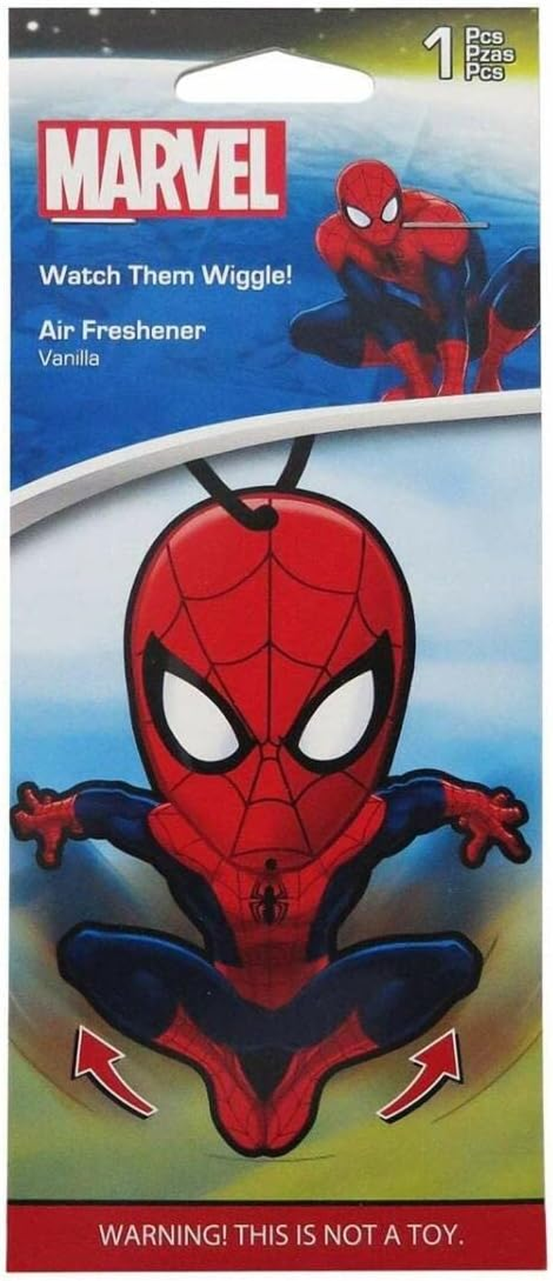 Marvel Spider-Man Car Accessories - Spider-Man Air Freshener Wiggler (1) image number 1