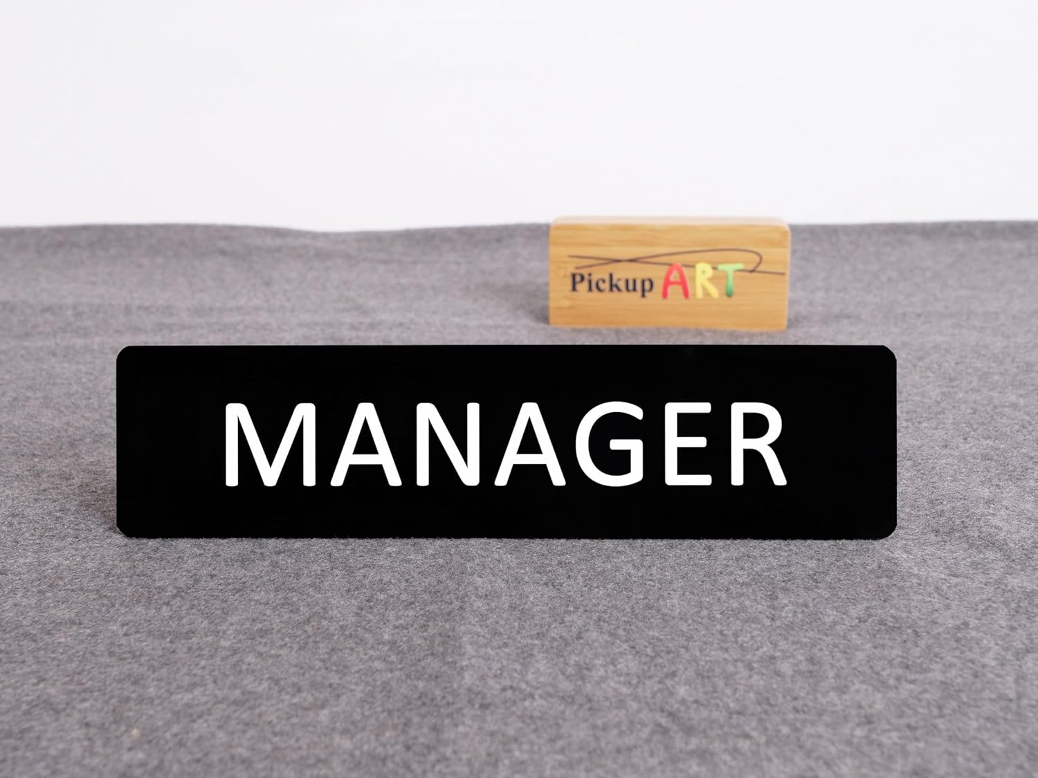 MANAGER Sign Self Adhesive Plaque Decal Door OFFICE SIGN DOOR SIGN (Style 3, 50X200Mm)