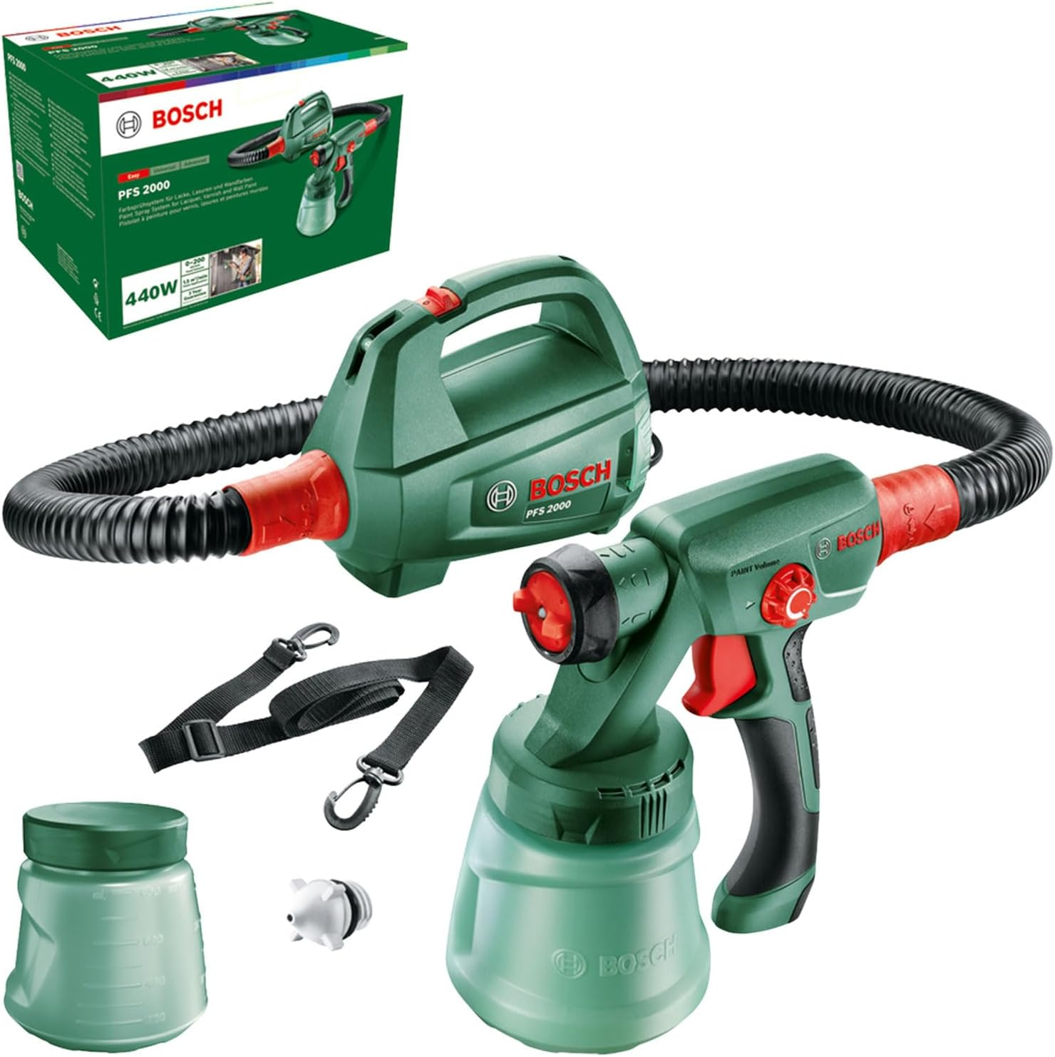 Bosch PFS 2000 Electric Paint Spray System 440 Watt in Box image number 2