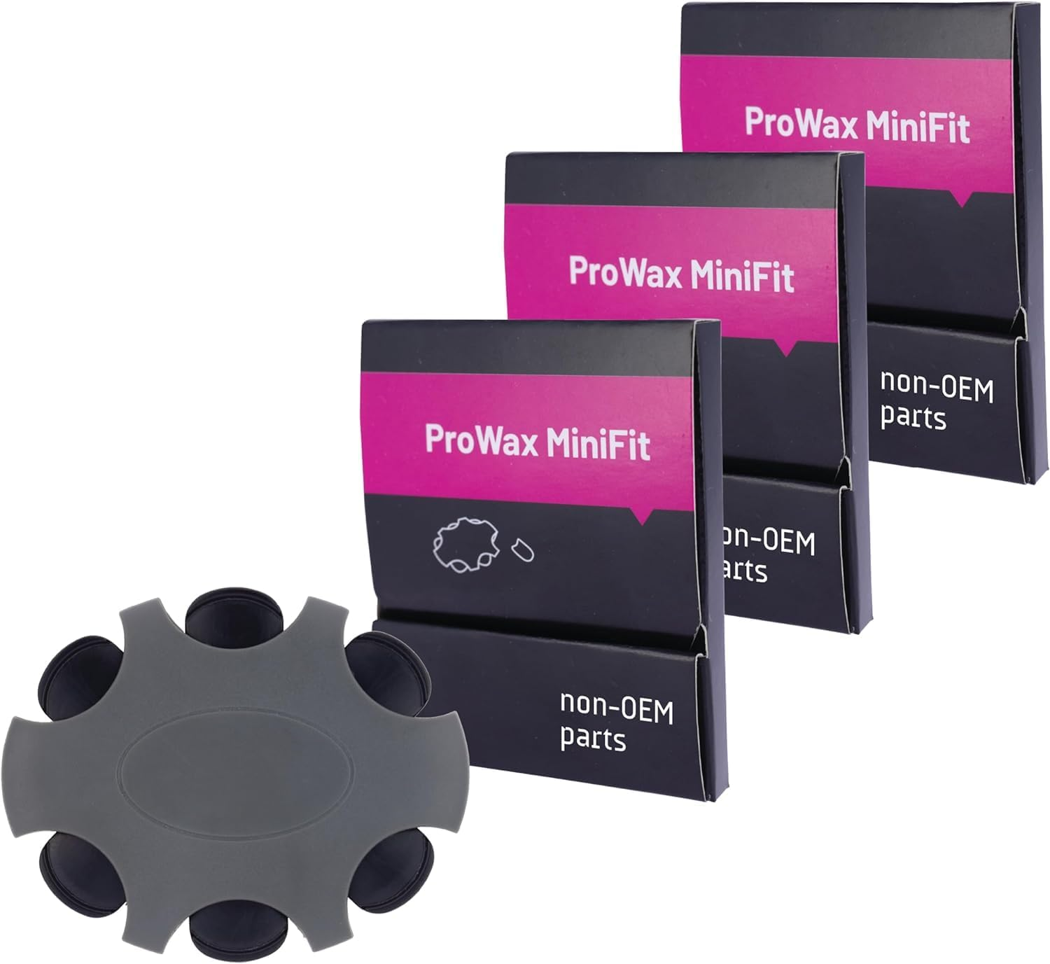 (3 Packs) Genuine Oticon Prowax Minifit Replacement Wax Filters image number 4