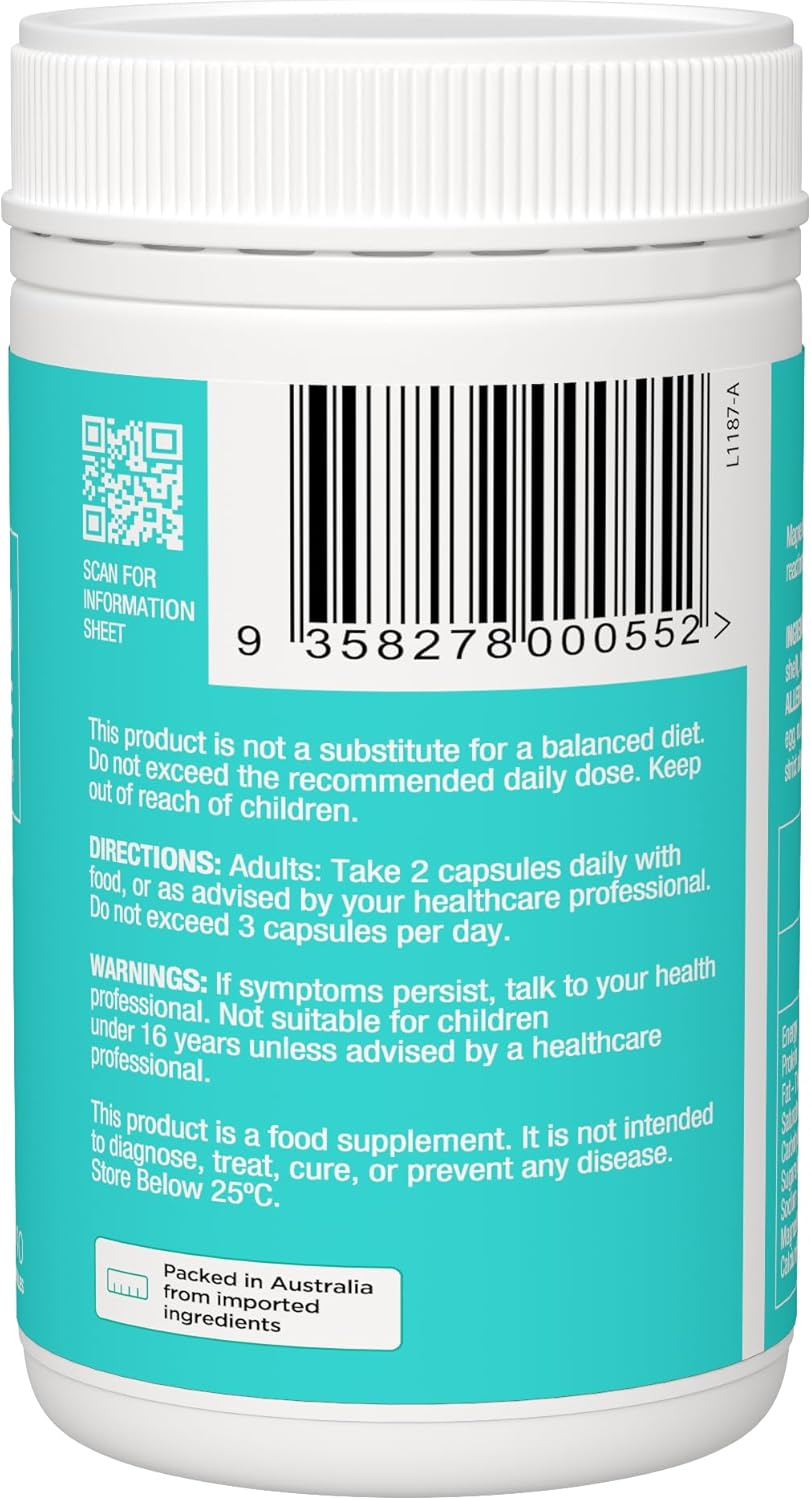 Magnesium L-Threonate by Vitaceuticals | Supports Brain, Nerve & Muscle Function | 90 Capsules | Australian Made image number 1