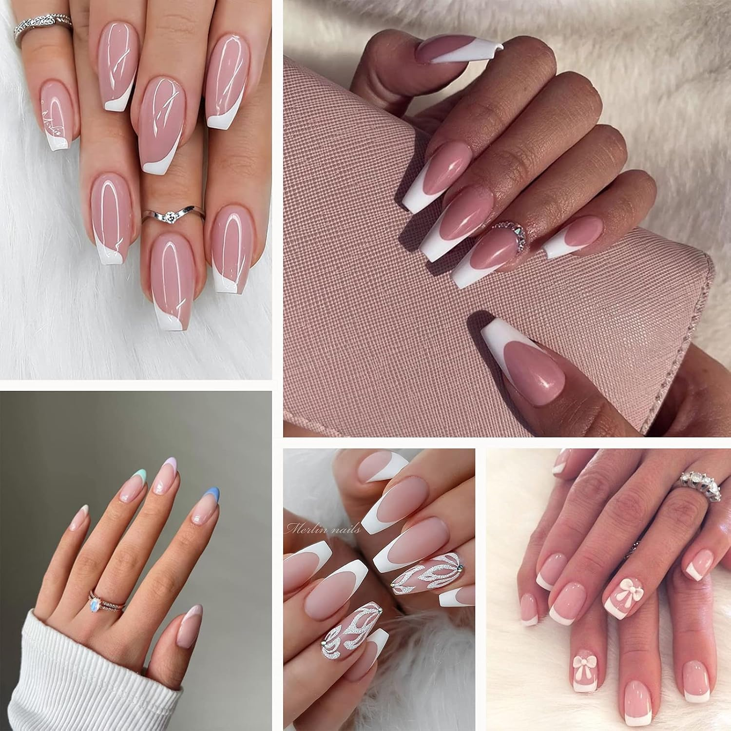 BQAN 5Pcs Nail Art Sculpture Pen, Silicone Nail Art Brushes for Gel, Acrylic Nails, Foil Carving, Drawing & Shaping, Nail Art Tools for Home Salon